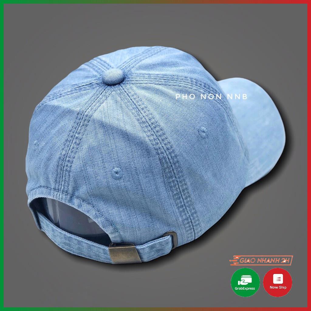 Nón kết Jean trơn nón kết nam,nữ phong cách mạnh mẽ, nón lưỡi trai nam, nữ bao ngầu - nón Jean trơn