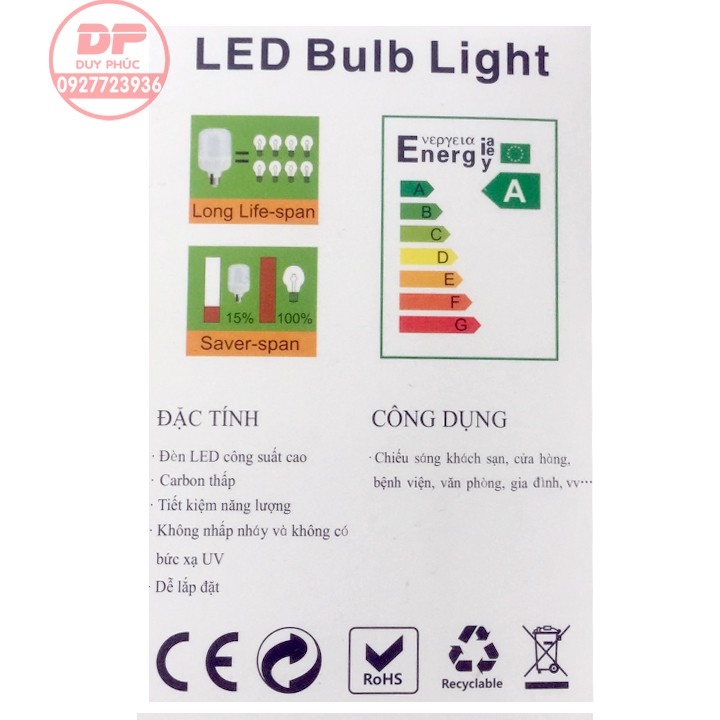 BÓNG ĐÈN LED 20W - 30W SIÊU SÁNG - TIẾT KIỆM ĐIỆN - LOẠI TỐT