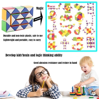 Đồ Chơi Khối Lắp Ráp Hình Con Rắn 3d