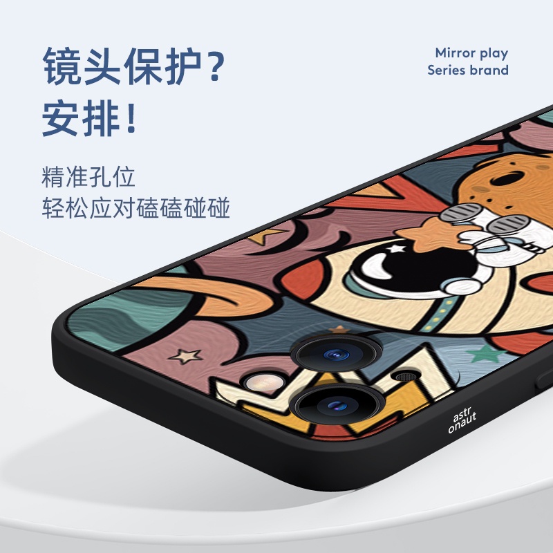 Ốp Điện Thoại Silicon Chống Sốc Họa Tiết Nasa Dành Cho iPhone 7 plus 8 plus xs max xr 11 pro max 12 pro max 13 pro max