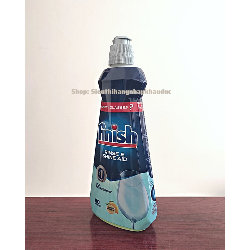 Dầu bóng Finish chai 400ml Hương chanh