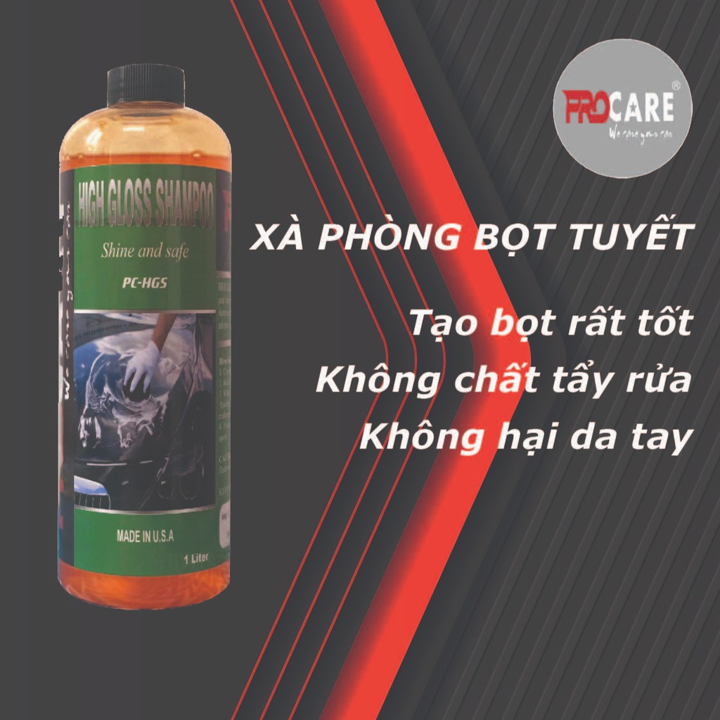 Xà phòng bọt tuyết không hóa chất tẩy rửa Procare US (1 lít)