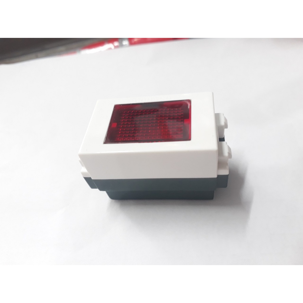 Công tắc đèn báo đỏ nút báo đèn nano hạt công tắc lắp cho mặt Panasonic lớn nhỏ
