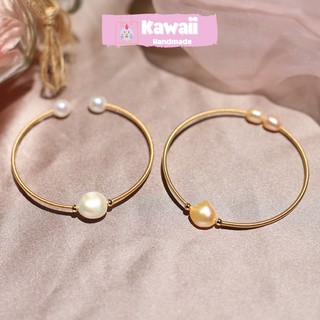 Vòng tay nữ - Kiềng tay - Phối hạt ngọc xinh xắn