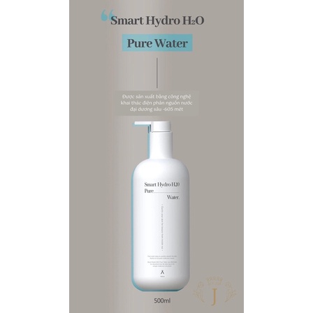 [Mã 154FMCGSALE giảm 8% đơn 500K] (MẪU MỚI 2021) Xịt khoáng dưỡng ẩm da DERMABELL SMART HYDRO H2O PURE WATER 500ML