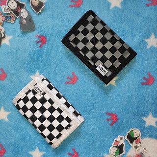 Ví Vải XUXI - Ví Vans Caro Vải Bố In nhiệt Form Đứng Cao Cấp Kiểu Dáng Trẻ Trung Dành Cho Nam Nữ XUVD030