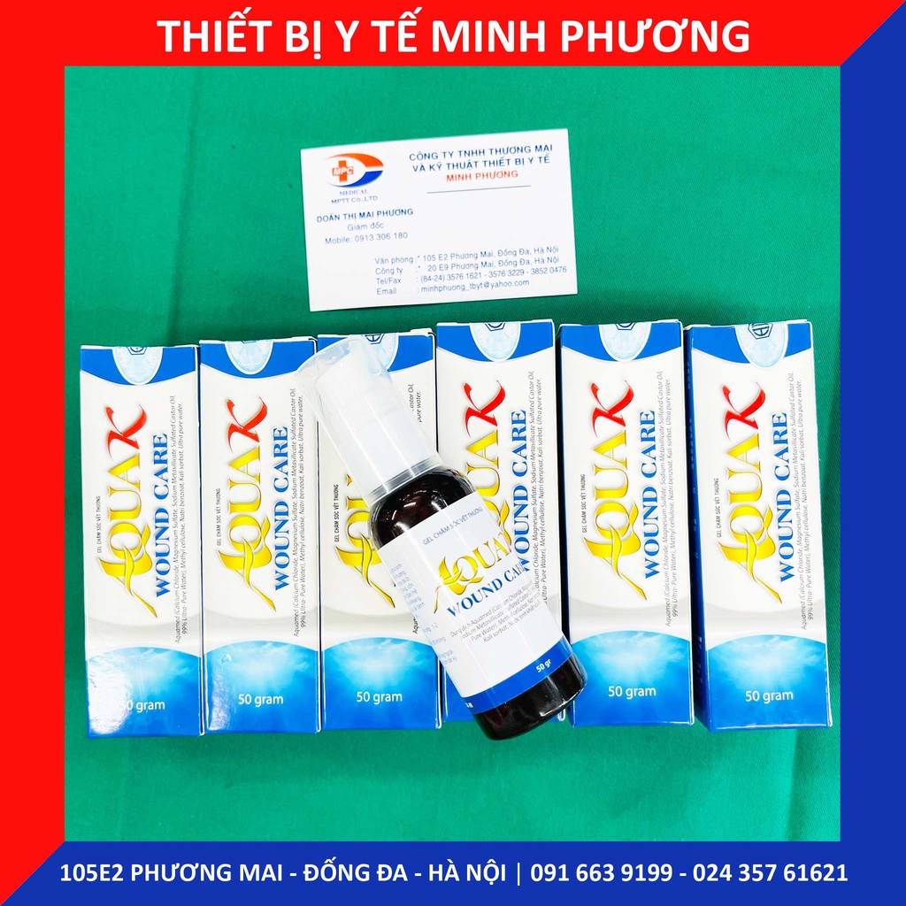 Gel bôi vết thương, gel bôi mụn AQUAK WOUND CARE