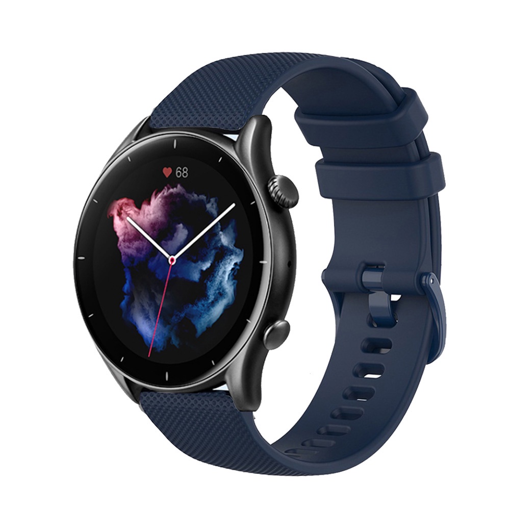 Dây Đeo Silicon 22mm Họa Tiết Kẻ Ô Cho Huami amazfit gtr 3 Pro GTR3 gtr-3