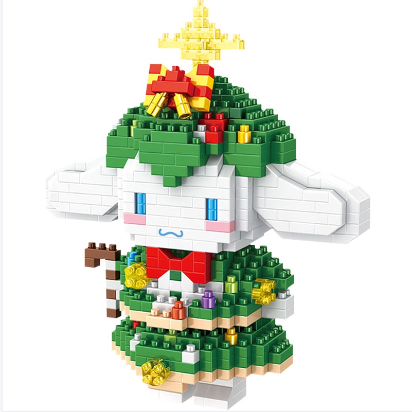 Mô Hình Đồ Chơi Lắp Ráp Nhân Vật Hoạt Hình kitty melody cinnamoroll stellalou anime nanoblock Quà Tặng Giáng Sinh Năm Mới Cho Bé Gái
