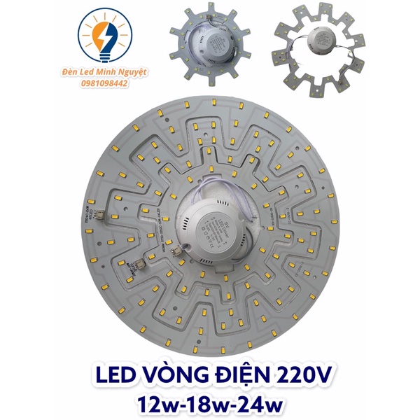 BỘ LED VÒNG SIÊU SÁNG 12W-18W-24W