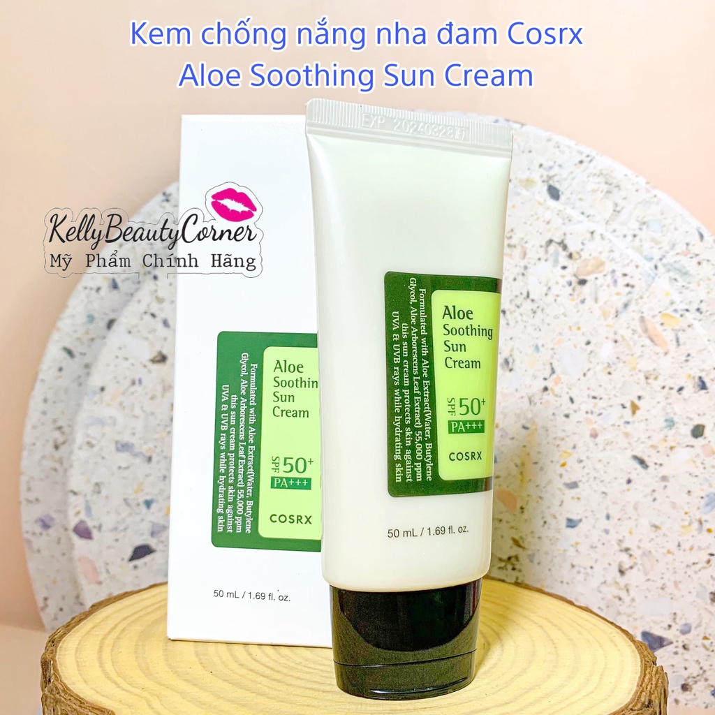 Kem chống nắng nha đam COSRX Aloe Soothing Sun Cream SPF50+ PA+++ 50ml