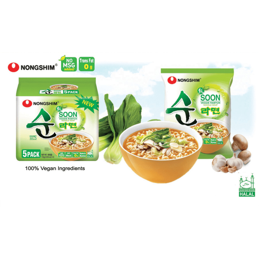 Mì nước chay Ramyun Nongshim Hàn Quốc 112g