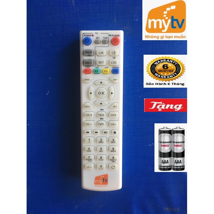 (Combo 2 cái) Remote Điều khiển đầu MyTV ,Remote từ xa đầu thu MyTV