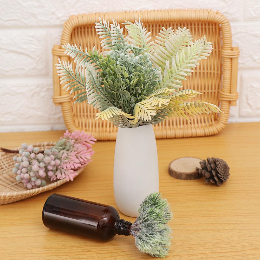 KUNHEV Bộ 6 Cành Hoa Mẫu Đơn Giả Trang Trí Giáng Sinh DIY