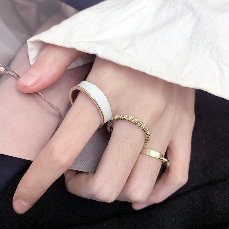 ✨✨Bộ 3 nhẫn hở thời trang Hàn Quốc cá tính cho nữ