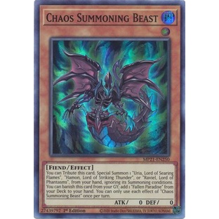 Thẻ bài Yugioh - TCG - Chaos Summoning Beast / MP21-EN250'