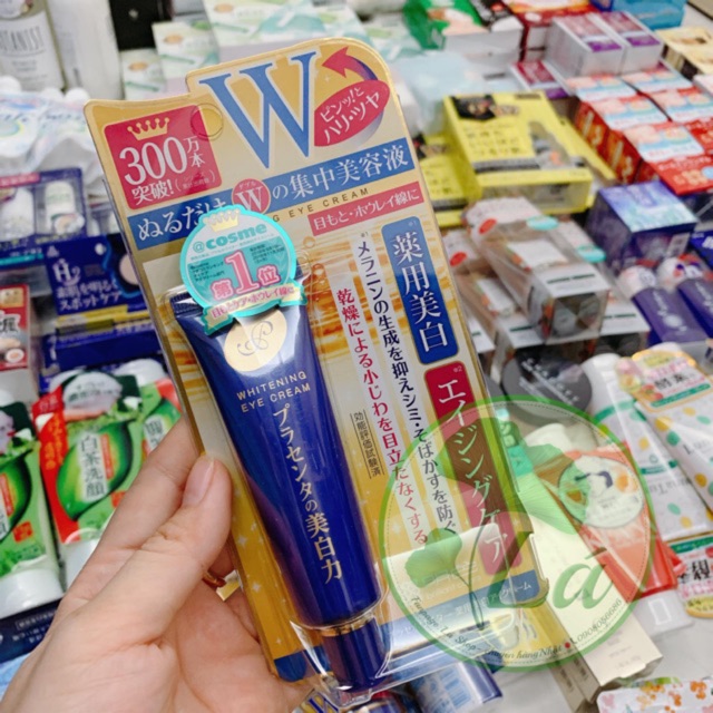 Kem dưỡng mắt Meishoku Placenta Medicated Eye Cream 30g | BigBuy360 - bigbuy360.vn