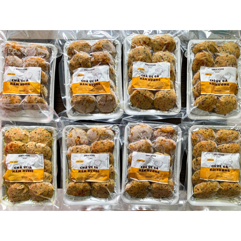 Chả Ức Gà Rau Củ Eat Clean Túi 500gr