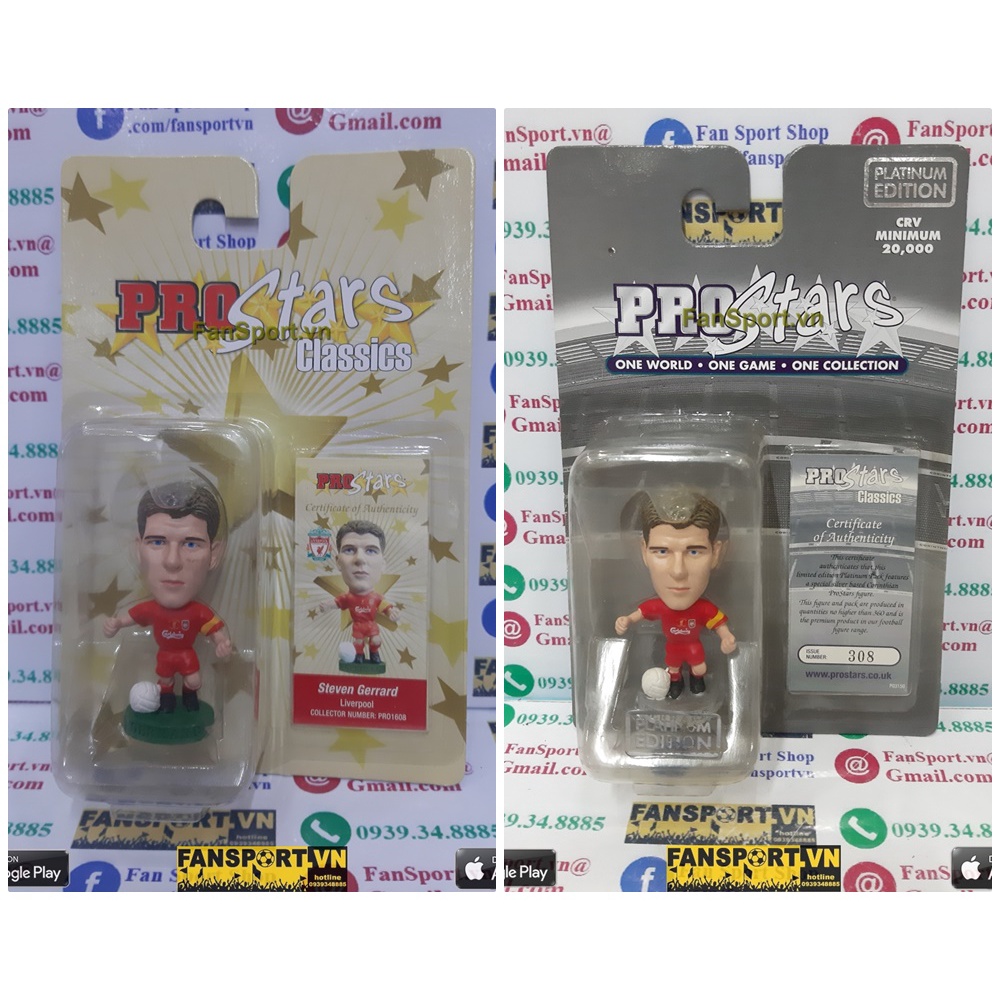 Tượng cầu thủ bóng đá Gerrard Liverpool winner FA Cup 2006 corinthian classics platinum PRO1608 PP1608 kodoto soccerwe