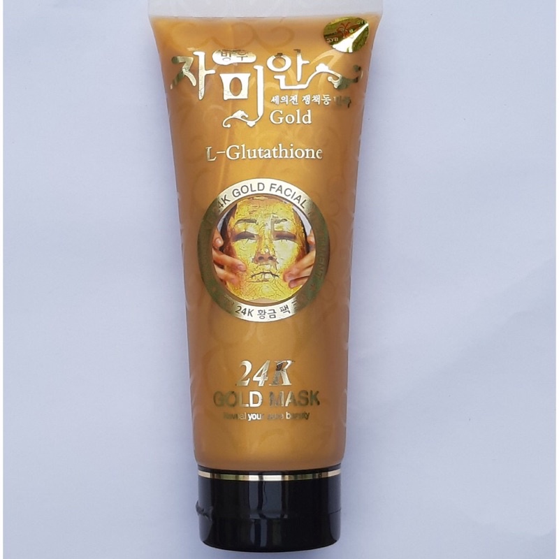 Mặt nạ gel lột trắng da dát vàng 24k Hàn Quốc - Gold Mask L-Glutathione ,220gram