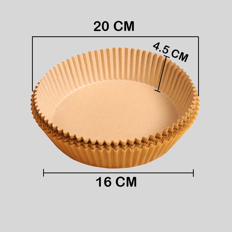 Set 50 Giấy Lót Nồi Hấp 20CM Dùng Một Lần Tiện Dụng