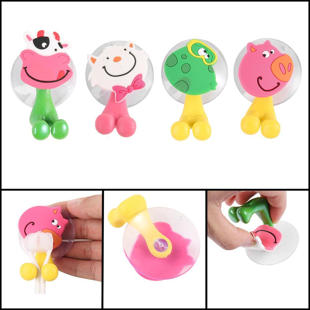 Giá Đỡ Bàn Chải Đánh Răng Gắn Tường Bằng Silicon Tiện Dụng Cho Phòng Tắm