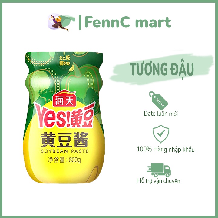 Tương đậu nành YES Hải Thiên Haday 340g 800g FENNC