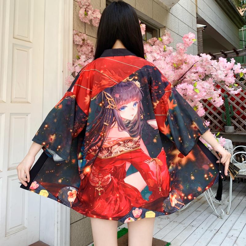 Áo Khoác Kimono Hóa Trang Nhân Vật Anime Yukata 2021