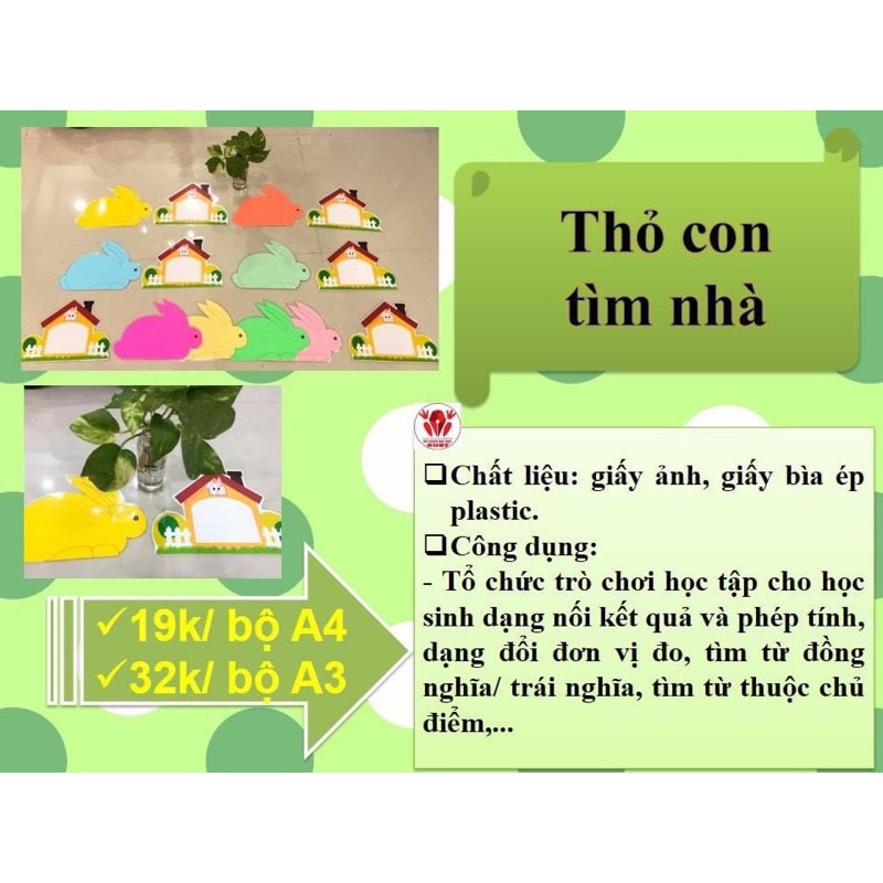 Thỏ con tìm nhà - Đồ dùng dạy học Ruby