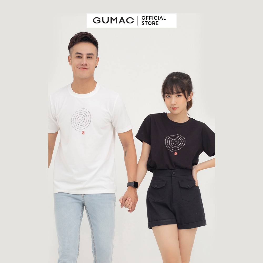 Áo thun nam cổ tròn thời trang GUMAC thiết kế in họa tiết mẫu mới ATNB824 | BigBuy360 - bigbuy360.vn