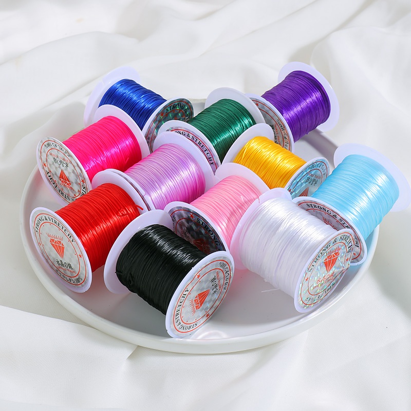 Cuộn Dây Co Giãn Xỏ Hạt Pha Lê Làm Vòng Tay Thủ Công diy