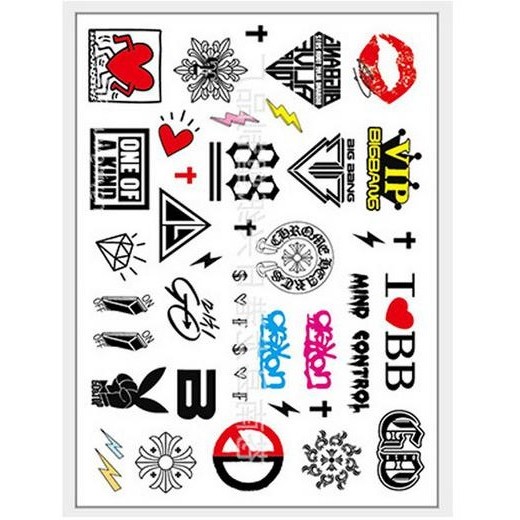 Xăm / Tatoo EXO, BTS , GOT7, SUJU, SHINEE, BIGBANG SNSD TFBOYS