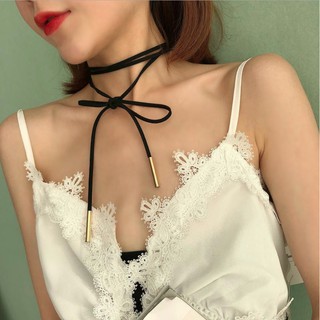 Vòng cổ nữ choker nơ thắt xinh xắn