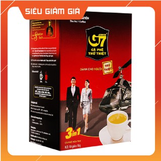 Cà phê G7 3 in 1 hộp 18 gói - Cafe sữa hòa tan chính hãng Trung Nguyên