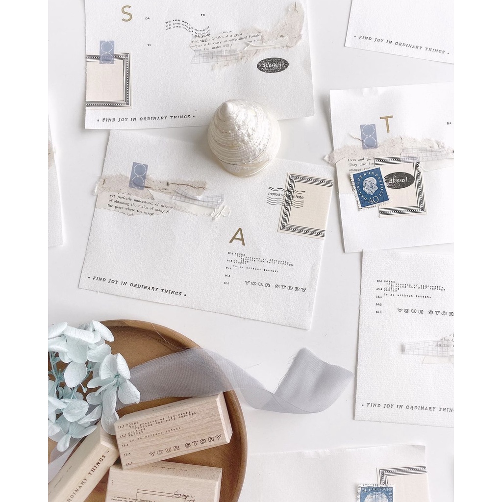 Stamp - Con dấu gỗ Vol6 About Series by Nyret