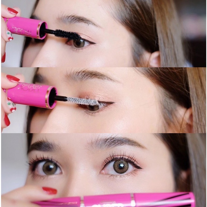 MASCARA ĐA NĂNG 2 ĐẦU MISTINE SUPER MODEL MIRACLE LASH BLACK MASCARA CHÍNH HÃNG - 8745