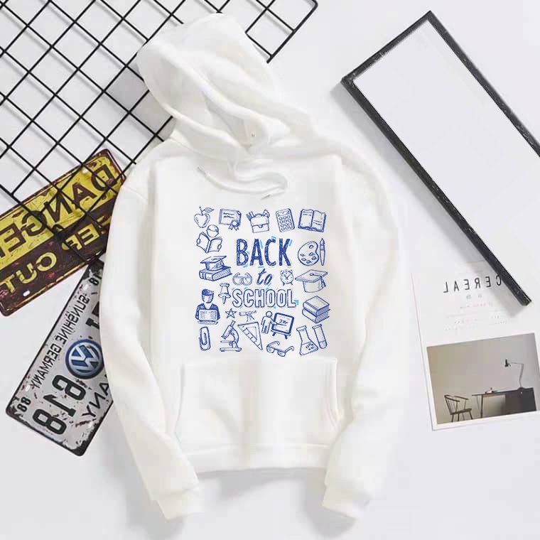 [ĐỒNG GIÁ 99K] ÁO HOODIE 2 MÀU ĐEN TRẮNG