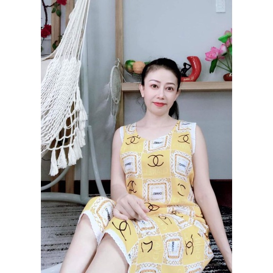 Bộ tole lửng viền ren loại 1 mặc nhà siêu đẹp
