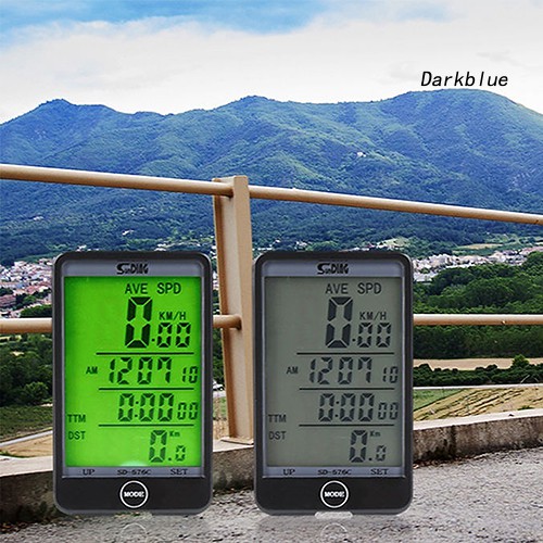 Đồng Hồ Đo Tốc Độ Màn Hình Lcd Gắn Xe Đạp Leo Núi