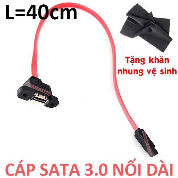 Cáp SATA 3.0 Nối Dài 40cm