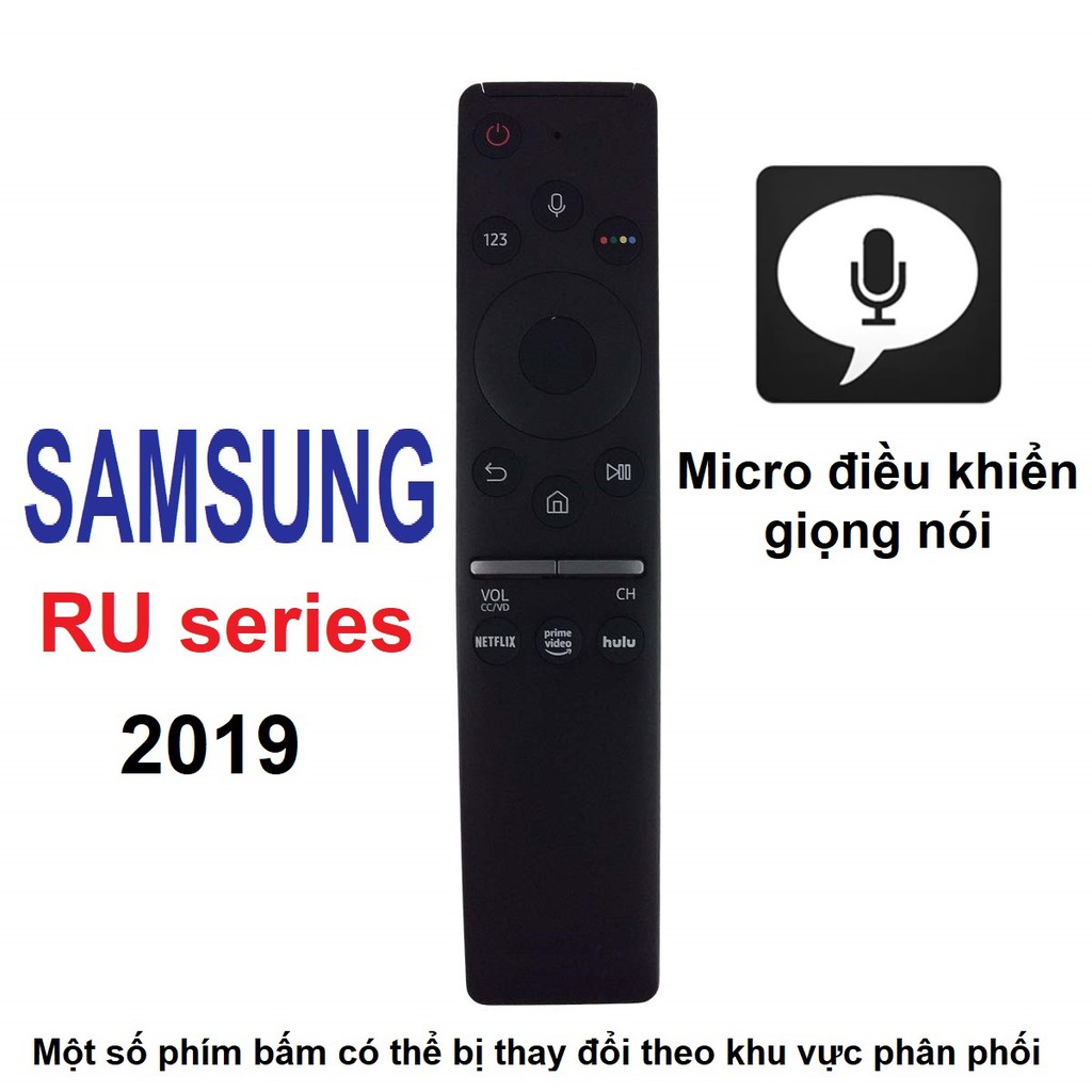 Remote điều khiển tivi SAMSUNG smart dòng RU (One remote - Micro điều khiển giọng nói)