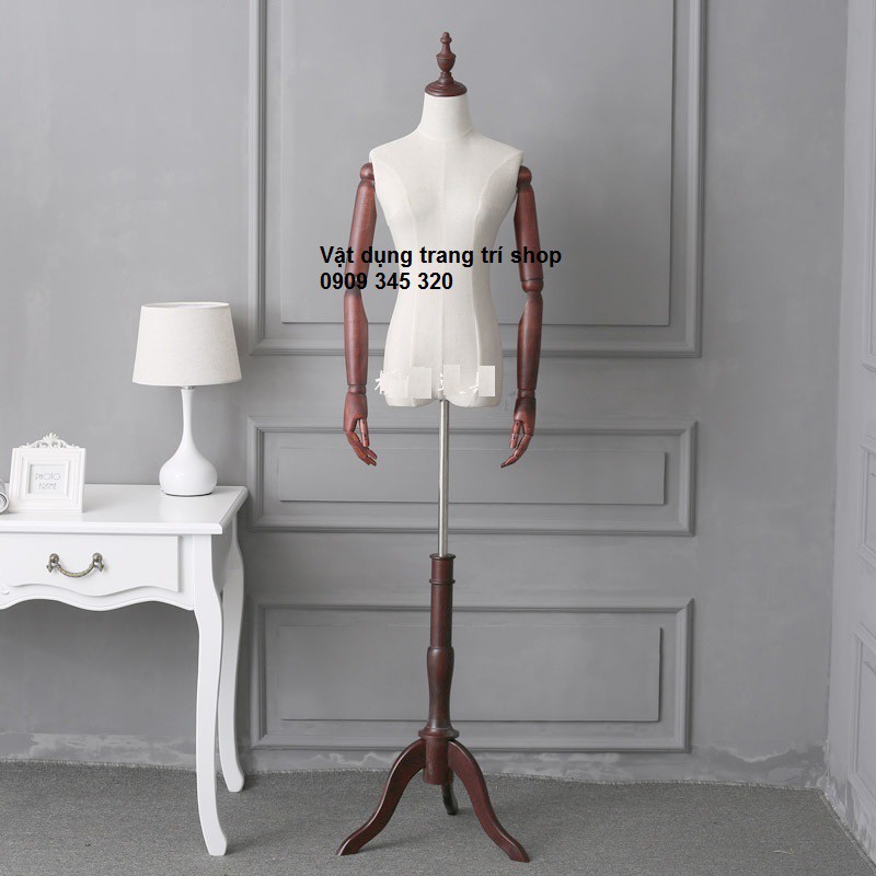 Manocanh Nữ Tay Gỗ Thật Cao Cấp