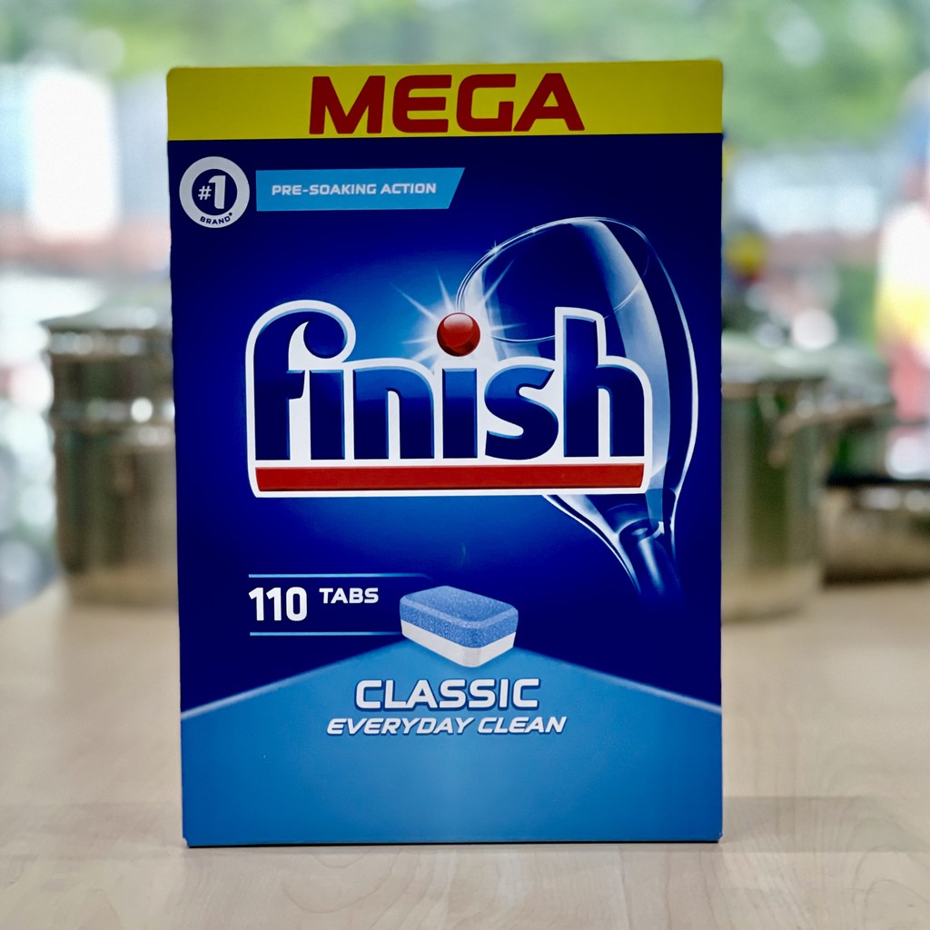 Viên rửa chén bát Finish Classic cho máy rửa bát 100 viên/hộp