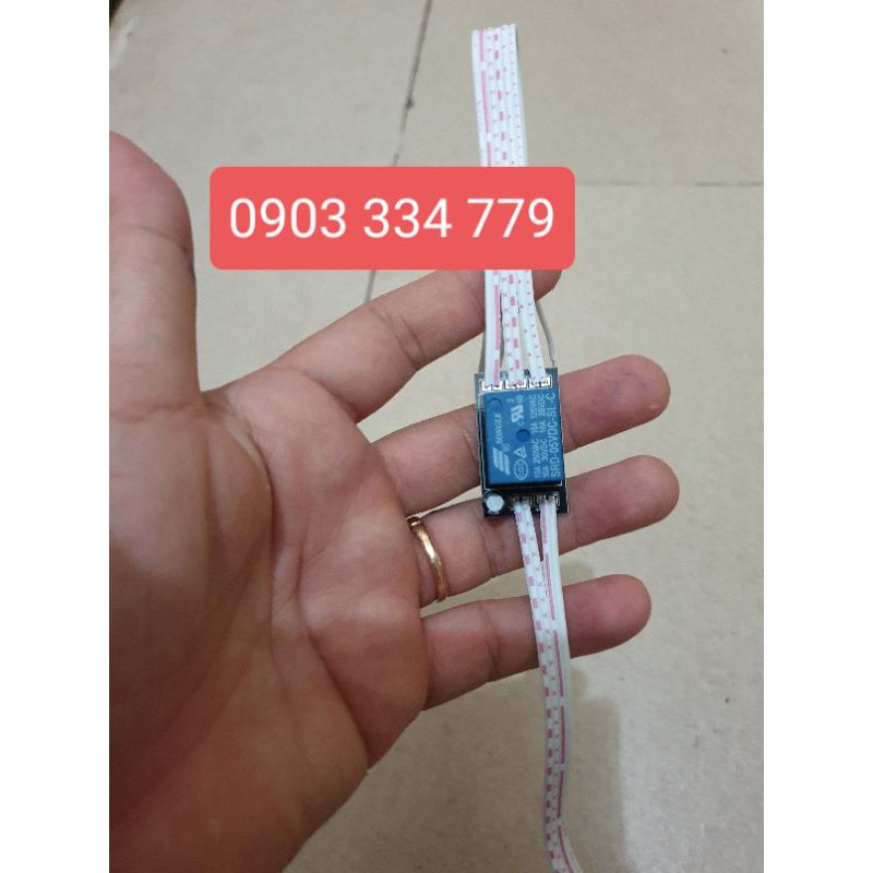 mạch rót ruou xài công tắt hành trình hoặc nút nhấn kèm biến trở