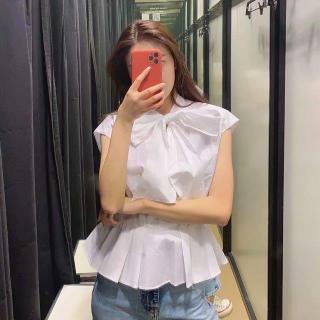Áo Sơ Mi Nữ Thắt Nơ Eo Thời Trang Thanh Lịch