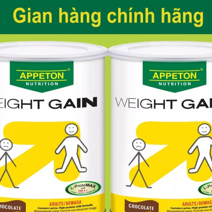 Sữa dành cho người gầy Appeton Weight Gain hop 450g/900g