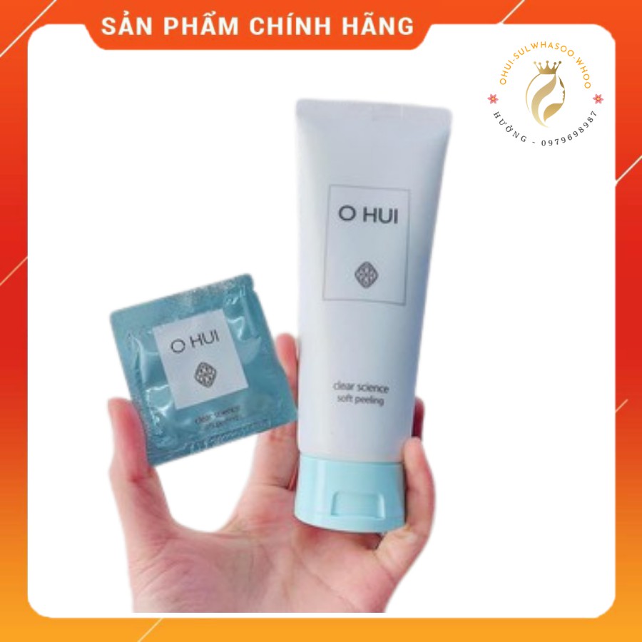 10 gói tẩy tế bào da chết Ohui làm trắng da - Ohui Clear Science Soft Peeling