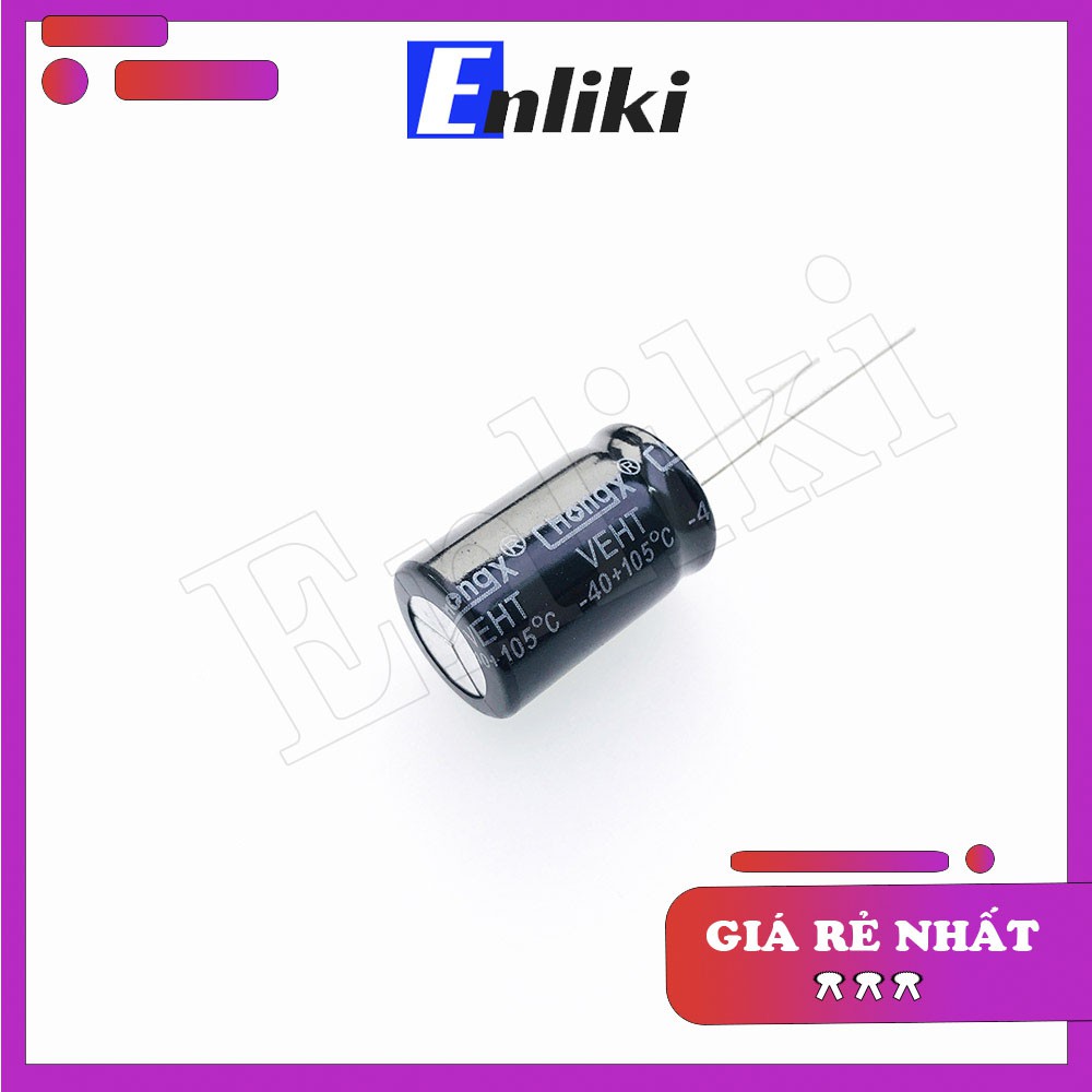 Tụ 10uF 450V kích thước 13x21mm