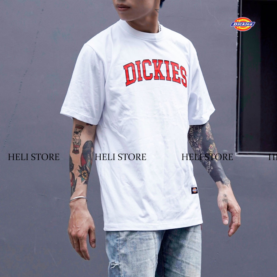 Áo thun Dickies - Teeshirt Dickies Original - Đen &amp; Trắng - Unisex nam nữ.