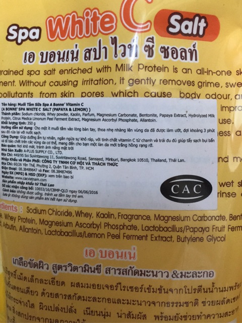 Muối tắm A Bonne Thái Lan 350g date 2025